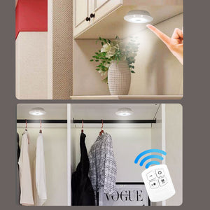 3W Super Bright Wireless Remote Control Dimmable  Cob Under Cabinet Light