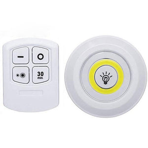 3W Super Bright Wireless Remote Control Dimmable  Cob Under Cabinet Light