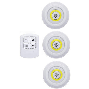 3W Super Bright Wireless Remote Control Dimmable  Cob Under Cabinet Light