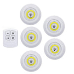 3W Super Bright Wireless Remote Control Dimmable  Cob Under Cabinet Light