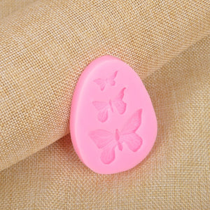 1/2/3Pcs 3D Silicone Baking Mold Butterfly Maple Leaf Cake Decorating Tool