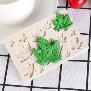 1/2/3Pcs 3D Silicone Baking Mold Butterfly Maple Leaf Cake Decorating Tool