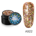 Glitter Paint Hybrid Varnishes Shiny Top Base Coat Gel Nail Polish