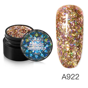 Glitter Paint Hybrid Varnishes Shiny Top Base Coat Gel Nail Polish