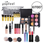 All In One Makeup Kit(Eyeshadow, Lip Gloss, Lipstick, Brushes, Eyebrow, Concealer)Beauty Cosmetic Bag