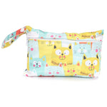 Printed Waterproof Wet Dry Nappy Zipper Baby Diaper Bag