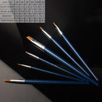 6 Pcs Painting Craft Artist Paint Brushes Set
