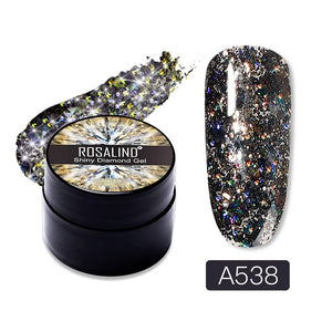 Glitter Paint Hybrid Varnishes Shiny Top Base Coat Gel Nail Polish