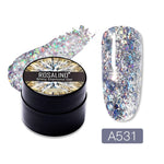 Glitter Paint Hybrid Varnishes Shiny Top Base Coat Gel Nail Polish