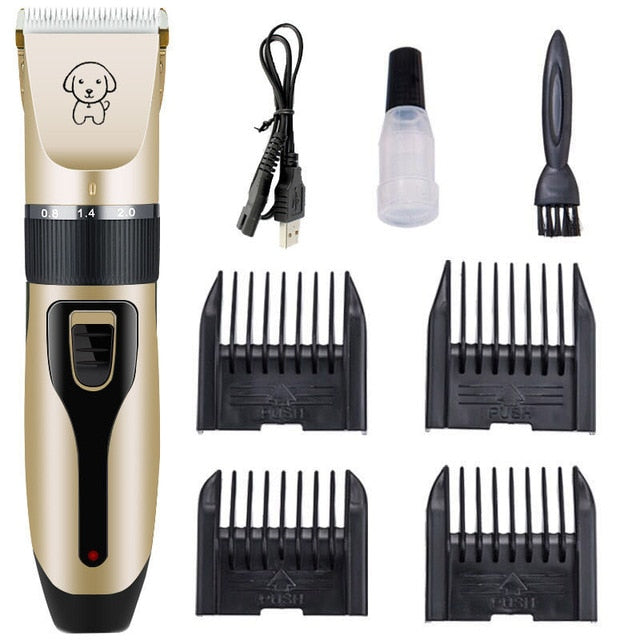 (Pet/Cat/Dog/Rabbit) Grooming Rechargeable Professional Hair Clippers Trimmer Shaver Set