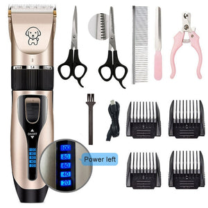 (Pet/Cat/Dog/Rabbit) Grooming Rechargeable Professional Hair Clippers Trimmer Shaver Set