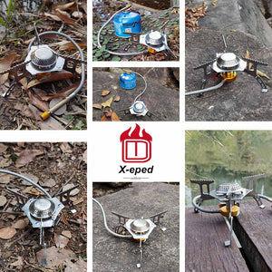 Portable Folding Outdoor Camping Gas Stove Tourist Equipment For Cooking