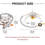 Portable Folding Outdoor Camping Gas Stove Tourist Equipment For Cooking