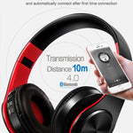 HIFI Music Stereo Bluetooth Headphone, Support SD Card with Mic