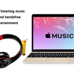 HIFI Music Stereo Bluetooth Headphone, Support SD Card with Mic