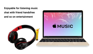 HIFI Music Stereo Bluetooth Headphone, Support SD Card with Mic