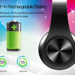 HIFI Music Stereo Bluetooth Headphone, Support SD Card with Mic