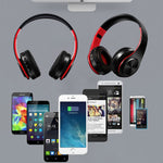 HIFI Music Stereo Bluetooth Headphone, Support SD Card with Mic