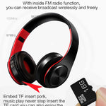 HIFI Music Stereo Bluetooth Headphone, Support SD Card with Mic