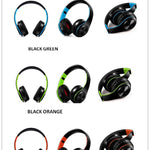 HIFI Music Stereo Bluetooth Headphone, Support SD Card with Mic