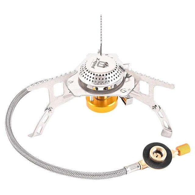 Portable Folding Outdoor Camping Gas Stove Tourist Equipment For Cooking