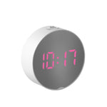 Mirror LED Multi-function Desk Digital Alarm Clock