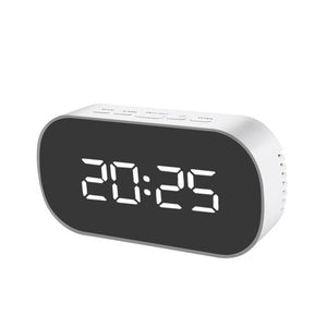 Mirror LED Multi-function Desk Digital Alarm Clock