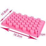 3D Pastry Jelly Cookies Mini Heart Mold Silicone Ice Cube Tray