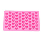 3D Pastry Jelly Cookies Mini Heart Mold Silicone Ice Cube Tray