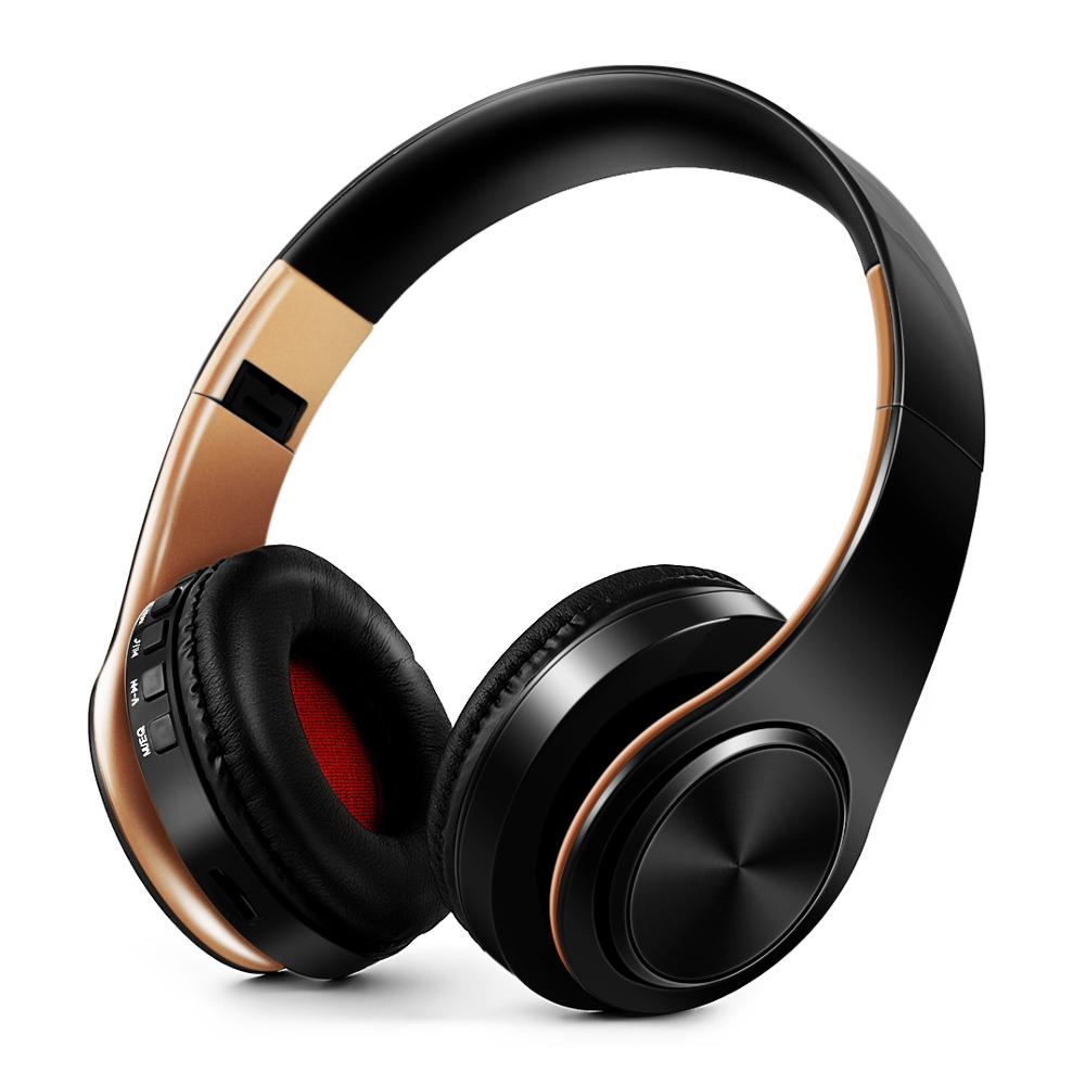 HIFI Music Stereo Bluetooth Headphone, Support SD Card with Mic