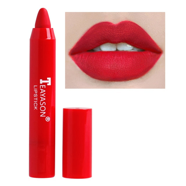 12 Colors  Waterproof Long Lasting Sexy Velvet Matte Lipsticks Pencil