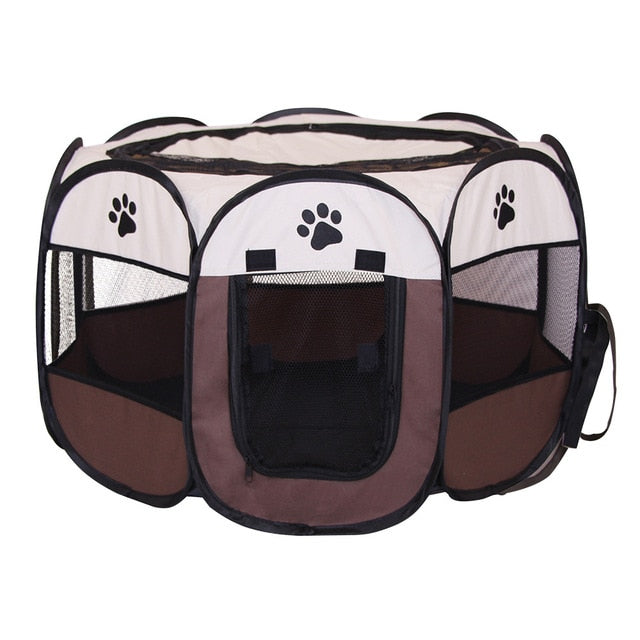 Portable Folding Pet Carrier Breathable Tent Playpen for Pets