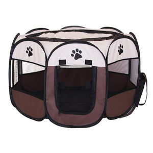 Portable Folding Pet Carrier Breathable Tent Playpen for Pets