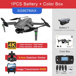 3-Axis Gimbal Stabilizer Professional GPS Optical Flow WIFI FPV Quadcopter 4K Camera Drone