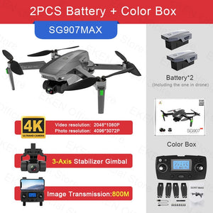 3-Axis Gimbal Stabilizer Professional GPS Optical Flow WIFI FPV Quadcopter 4K Camera Drone