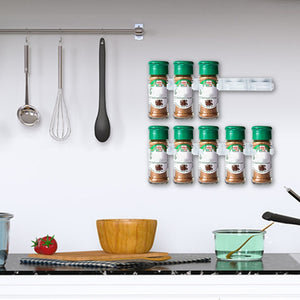 2/4 Pcs Kitchen Storage Rack Wall Mount Ingredient Spice Bottle Rack