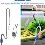 Semi-Automatic Aquarium Water Changer Gravel Fish Tank Vacuum Siphon Pump Cleaner