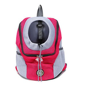 Out Double Shoulder Portable Travel Backpack Pet Dog Carrier Bag