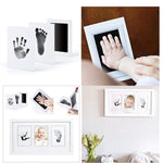 Safe Non-toxic Baby Footprints Handprint Skin Inkless Ink Pads Kits