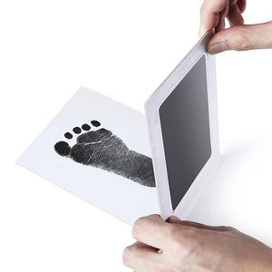 Safe Non-toxic Baby Footprints Handprint Skin Inkless Ink Pads Kits