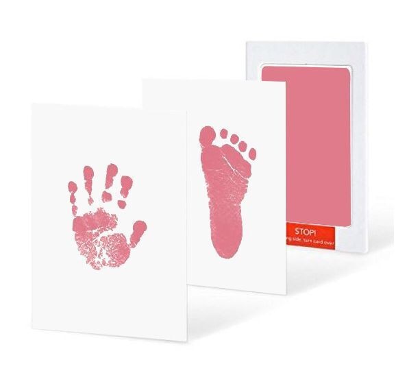 Safe Non-toxic Baby Footprints Handprint Skin Inkless Ink Pads Kits