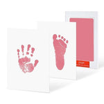 Safe Non-toxic Baby Footprints Handprint Skin Inkless Ink Pads Kits