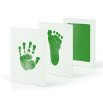 Safe Non-toxic Baby Footprints Handprint Skin Inkless Ink Pads Kits