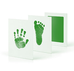 Safe Non-toxic Baby Footprints Handprint Skin Inkless Ink Pads Kits