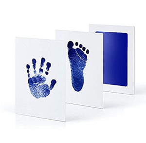 Safe Non-toxic Baby Footprints Handprint Skin Inkless Ink Pads Kits