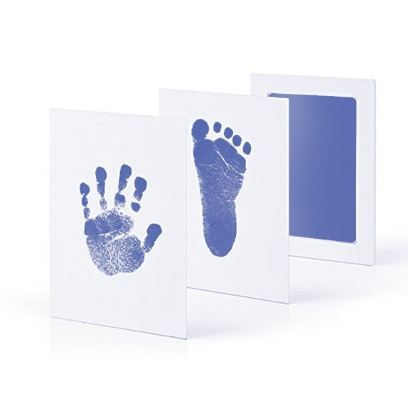 Safe Non-toxic Baby Footprints Handprint Skin Inkless Ink Pads Kits