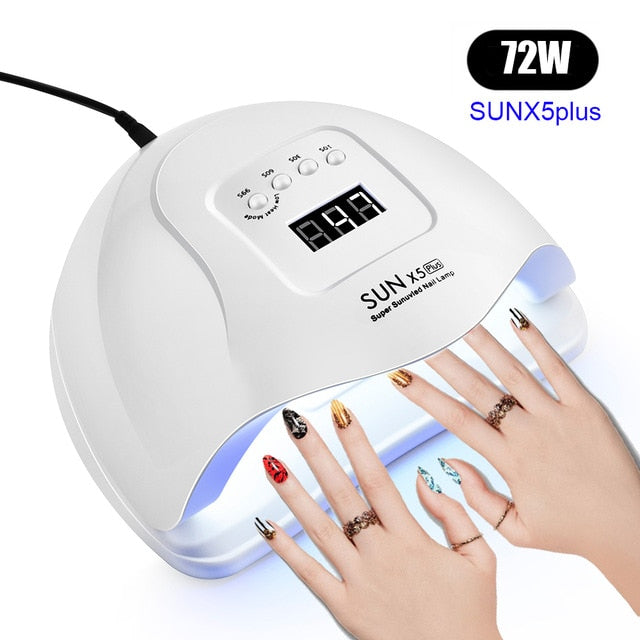 90/72/36W LED Lamp Nail Dryer 45/36/18 LEDs UV Ice Lamp For Drying Gel Polish