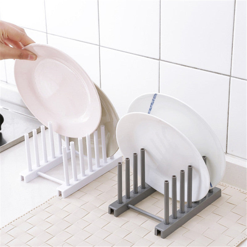 Kitchen Organizer Pot Lid Dish Rack Pan Cover Stand